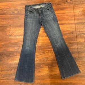 Citizens Of Humanity Dark Blue Flare Jeans